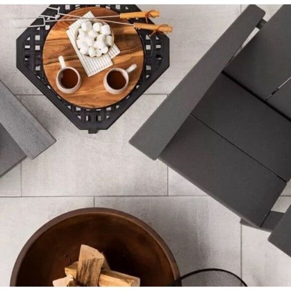 Hearth & Hand with Magnolia Metal Wood Serving Tray - Picture 6 of 6